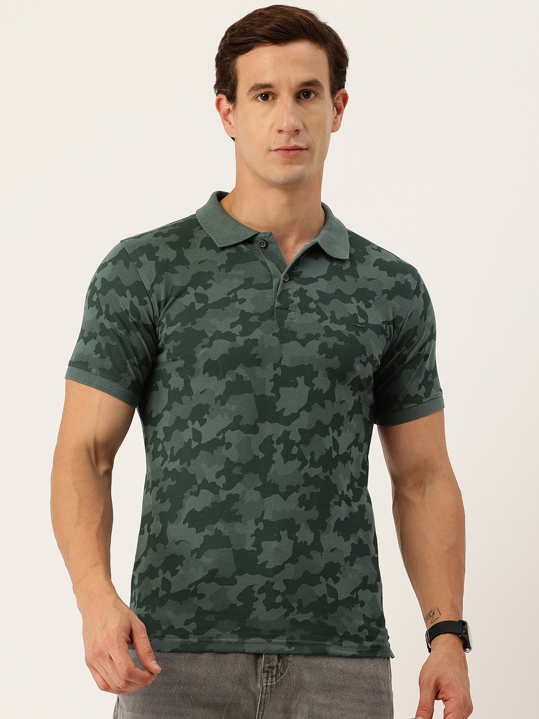Okane Camouflage Polo T-shirt