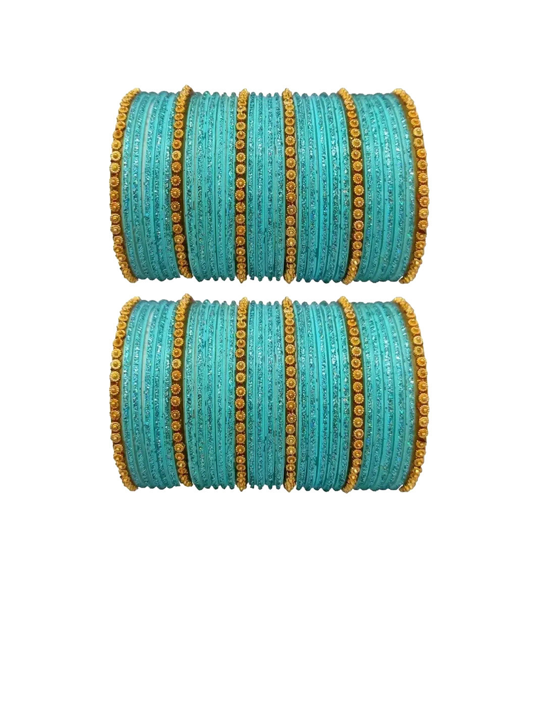 Qufrozy Set Of 31 Artificial Stone Studded Bangles