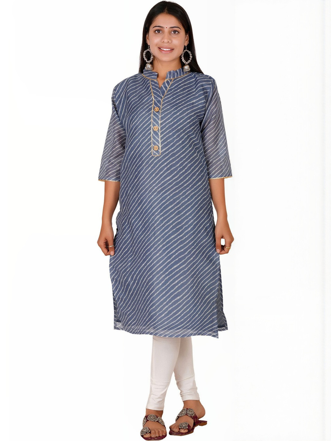 PARTH STYL FASHION Women Striped Kurta