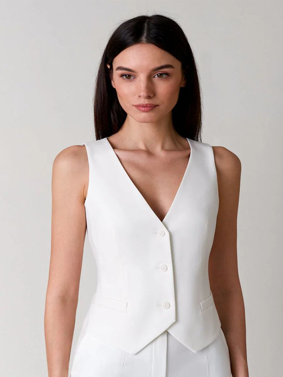 LAVISH APPARELS Women Utility Pockets Sleeveless Vest Top