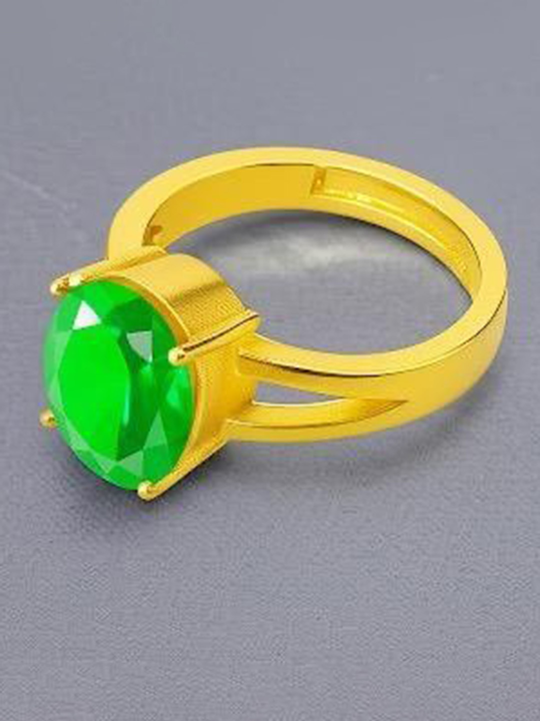 RUDRSHRI Gold-Plated Artificial Stones Studded Finger Ring