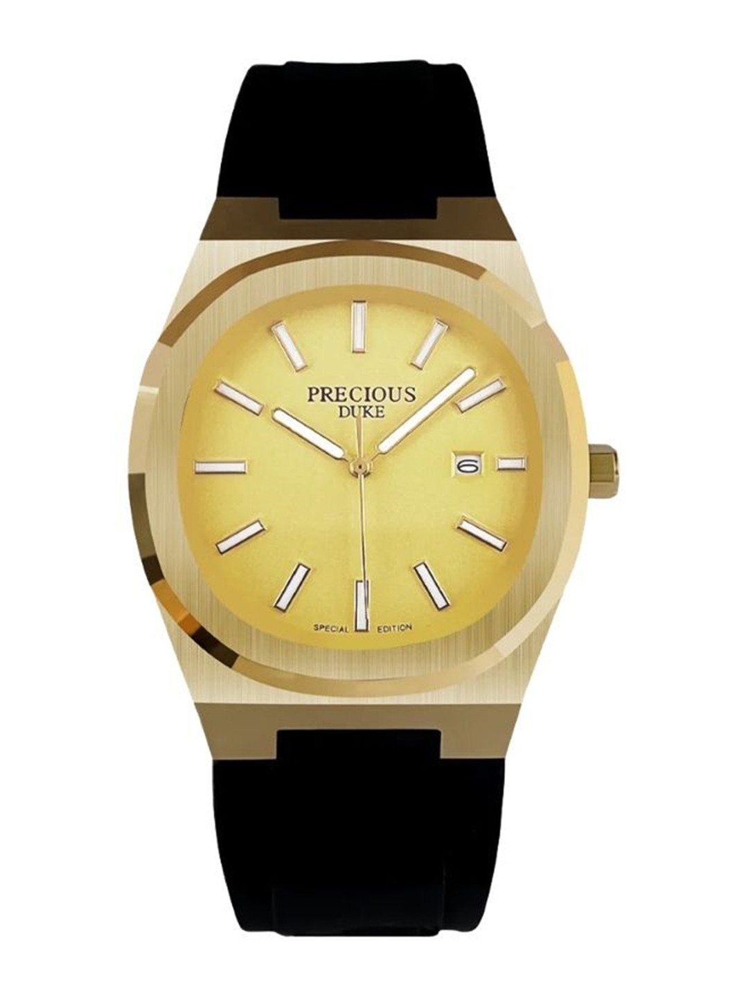 Precious Duke Unisex Silicone Strap Round Pointer Quartz Watch WTH_858478706745_PD