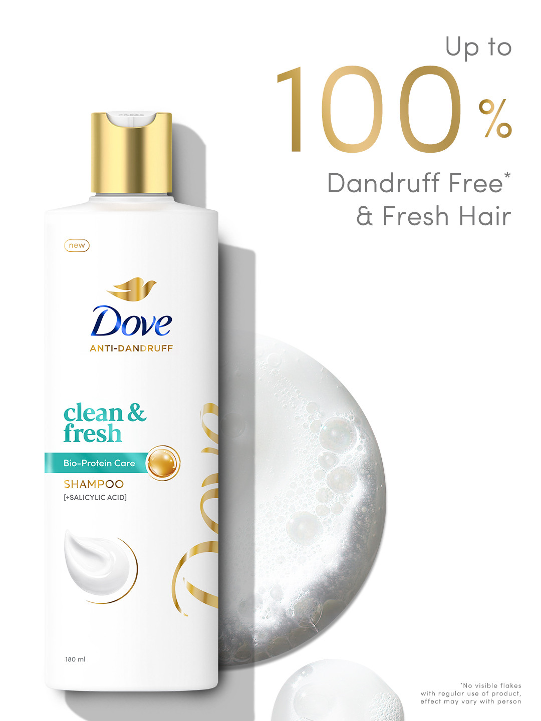 Dove Anti Dandruff Solutions Dandruff Clean & Fresh Shampoo 180 ml
