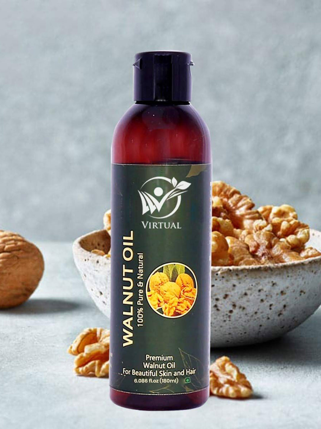 VIRTUAL Walnut Oil For Hair & Skin - 180 ml