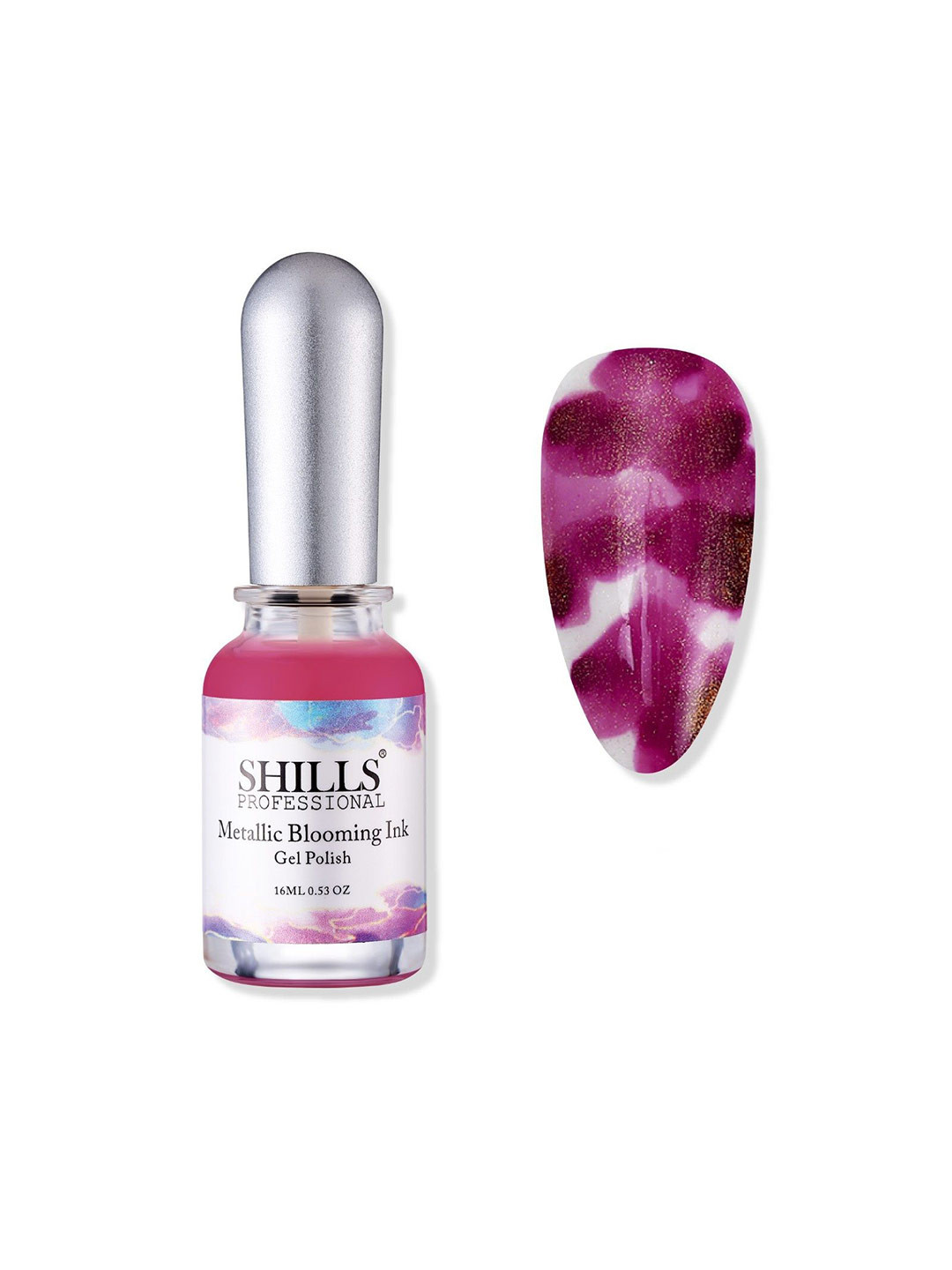 shills professional Metallic Blooming Ink Gel Nail Polish - 16 ml - 13