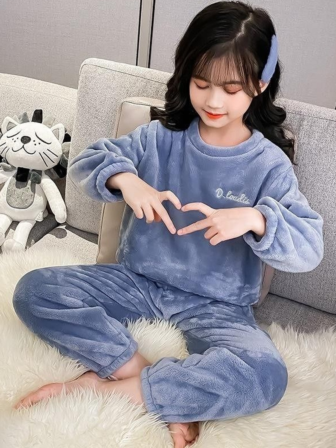 FITIN OUTFIT Girls Wool Blend Clothing Set