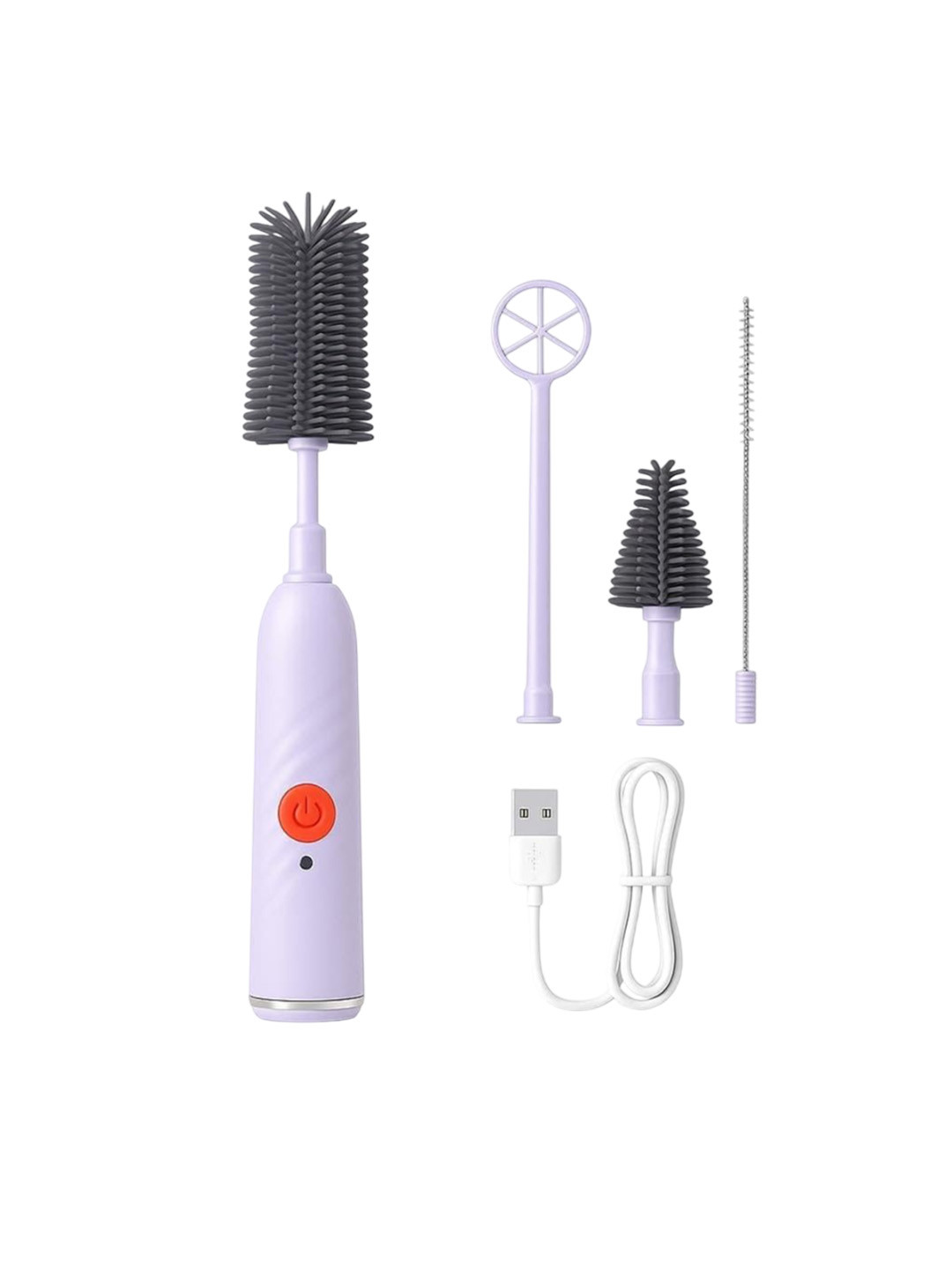 The Little Lookers Kids 360 Rotating Rechargeable Electric Baby Bottle Brush Cleaner
