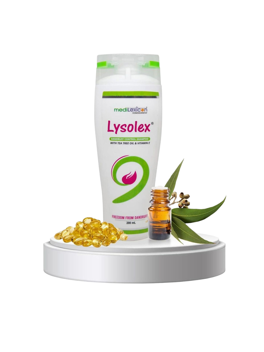 MediLexicon Lysolex Tea Tree Oil & Vitamin E Dandruff Control Shampoo - 200 ml