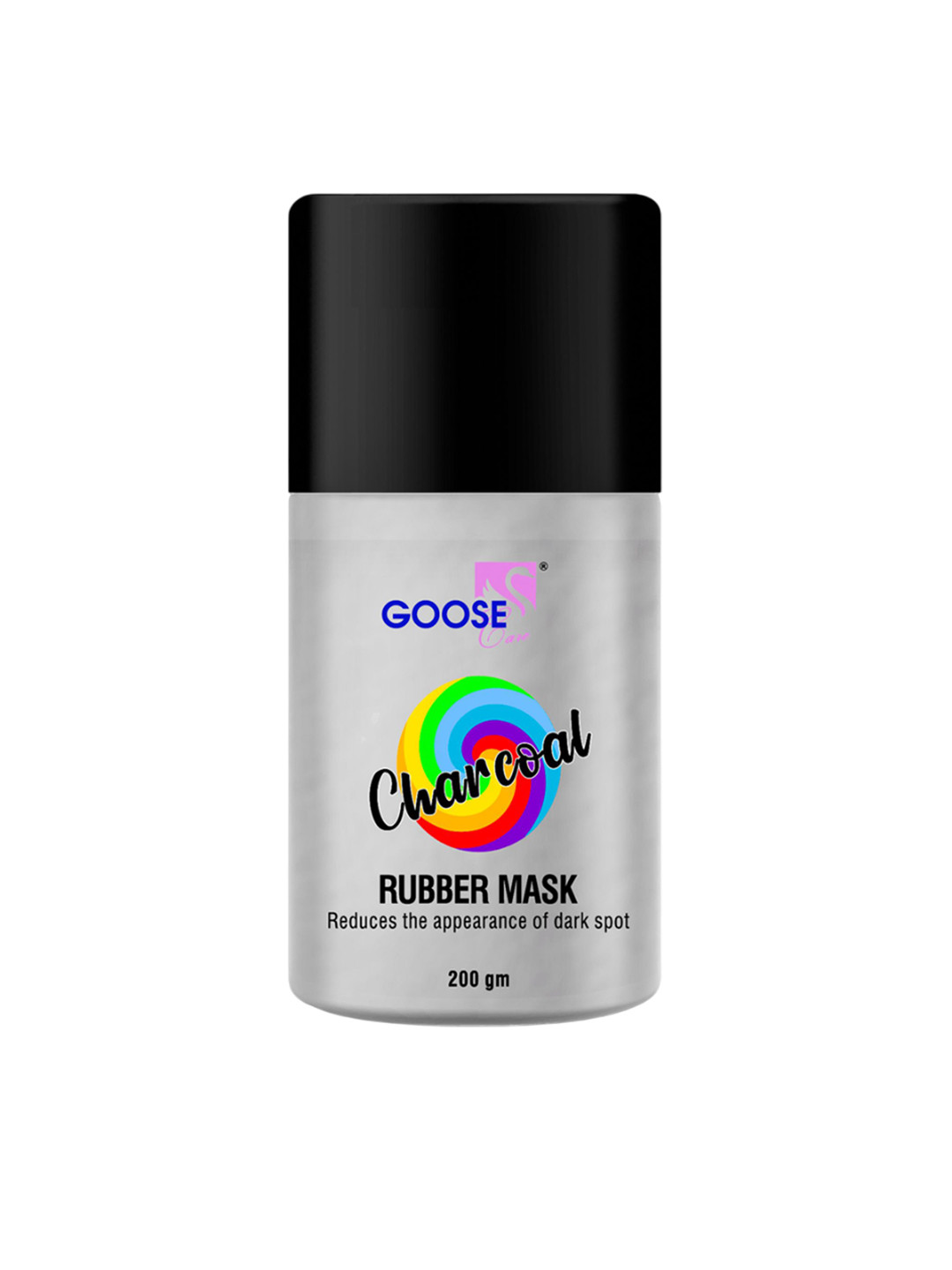 goose care Charcoal Rubber Mask For Dark Spots - 200 g