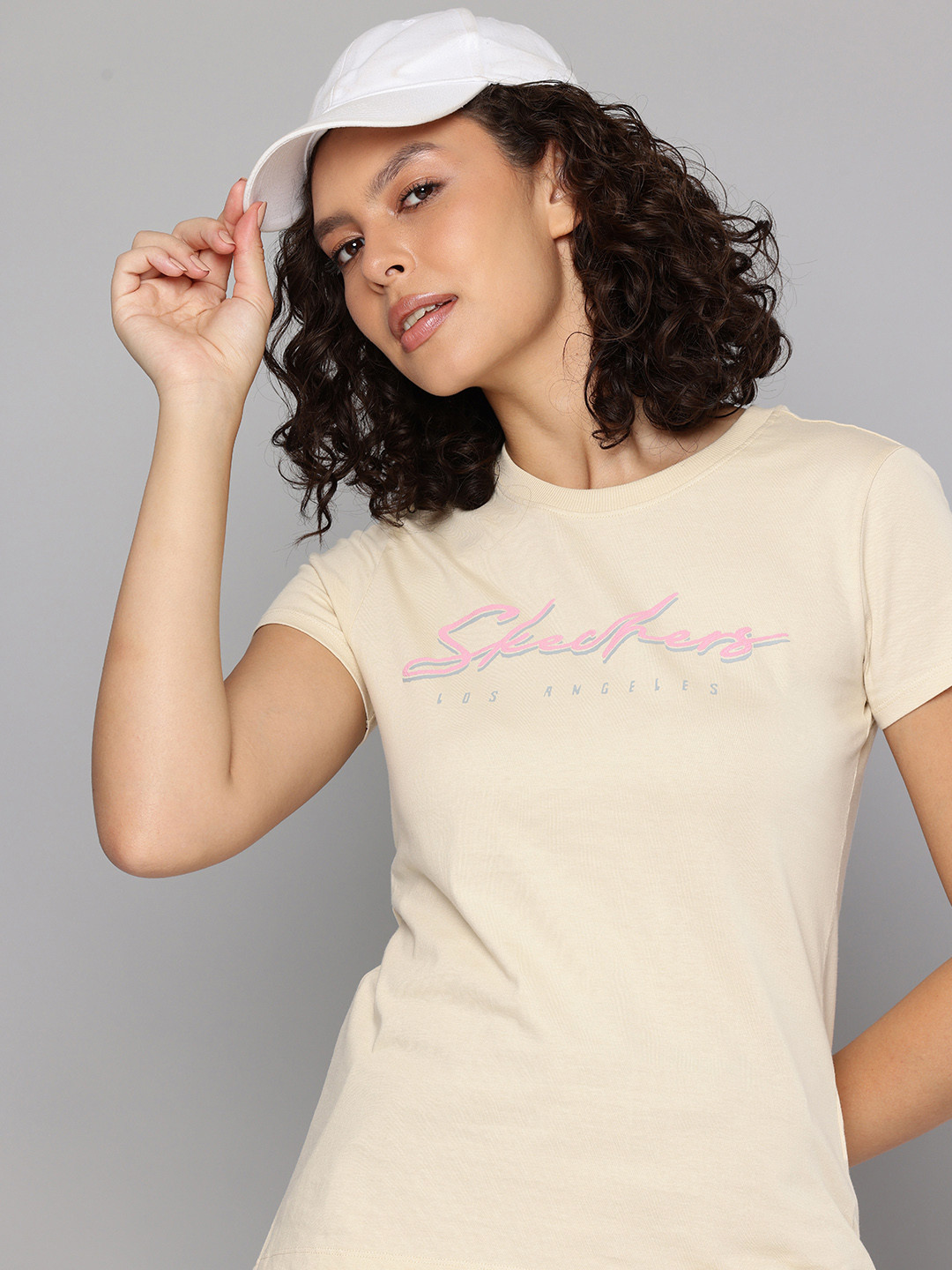 Skechers Women Hand Painted Tee T-shirt