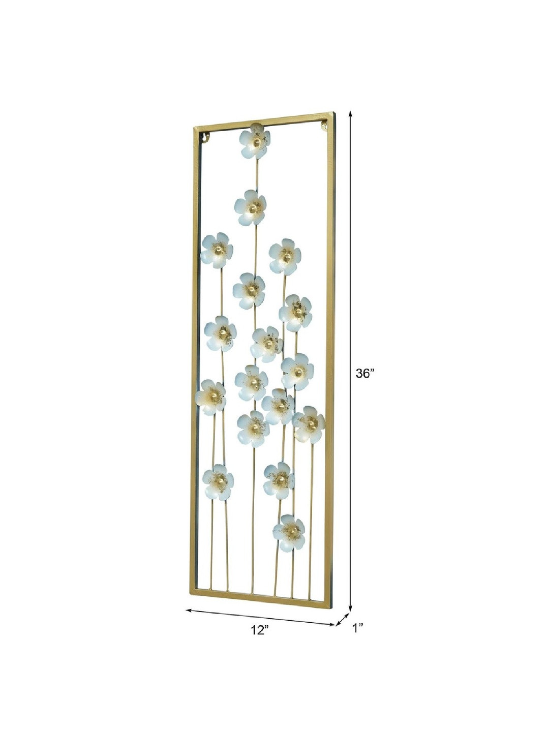 Urban Hamlet Multicoloured Single Piece Glass Floral and Botanical Wall Photographs