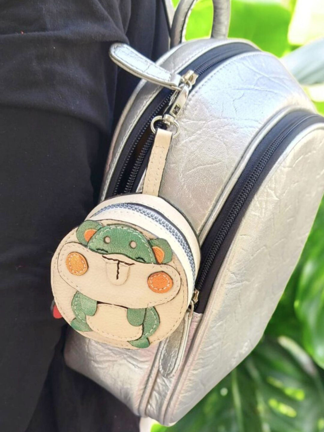 PERKED Mouse Leather Key Chain