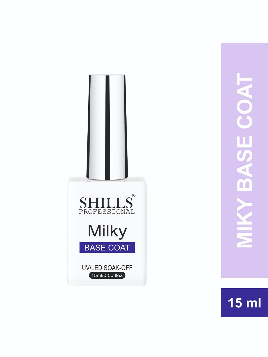 shills professional Milky Base Coat Polish - 15 ml - 4