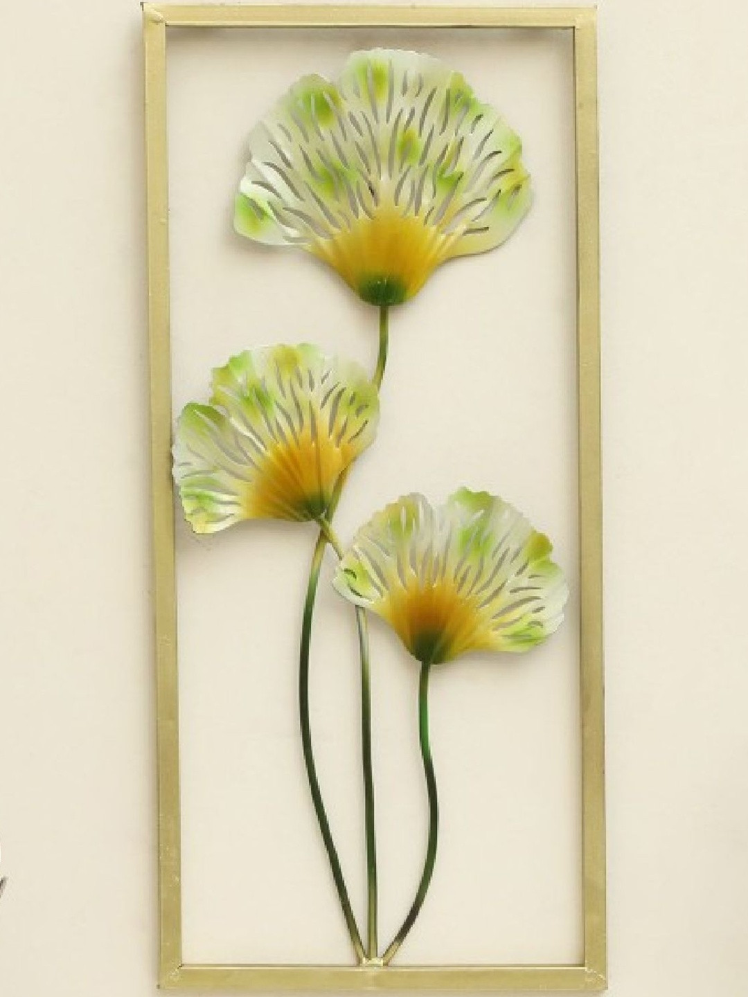 Urban Hamlet Multicoloured Single Piece Glass Floral and Botanical Wall Art