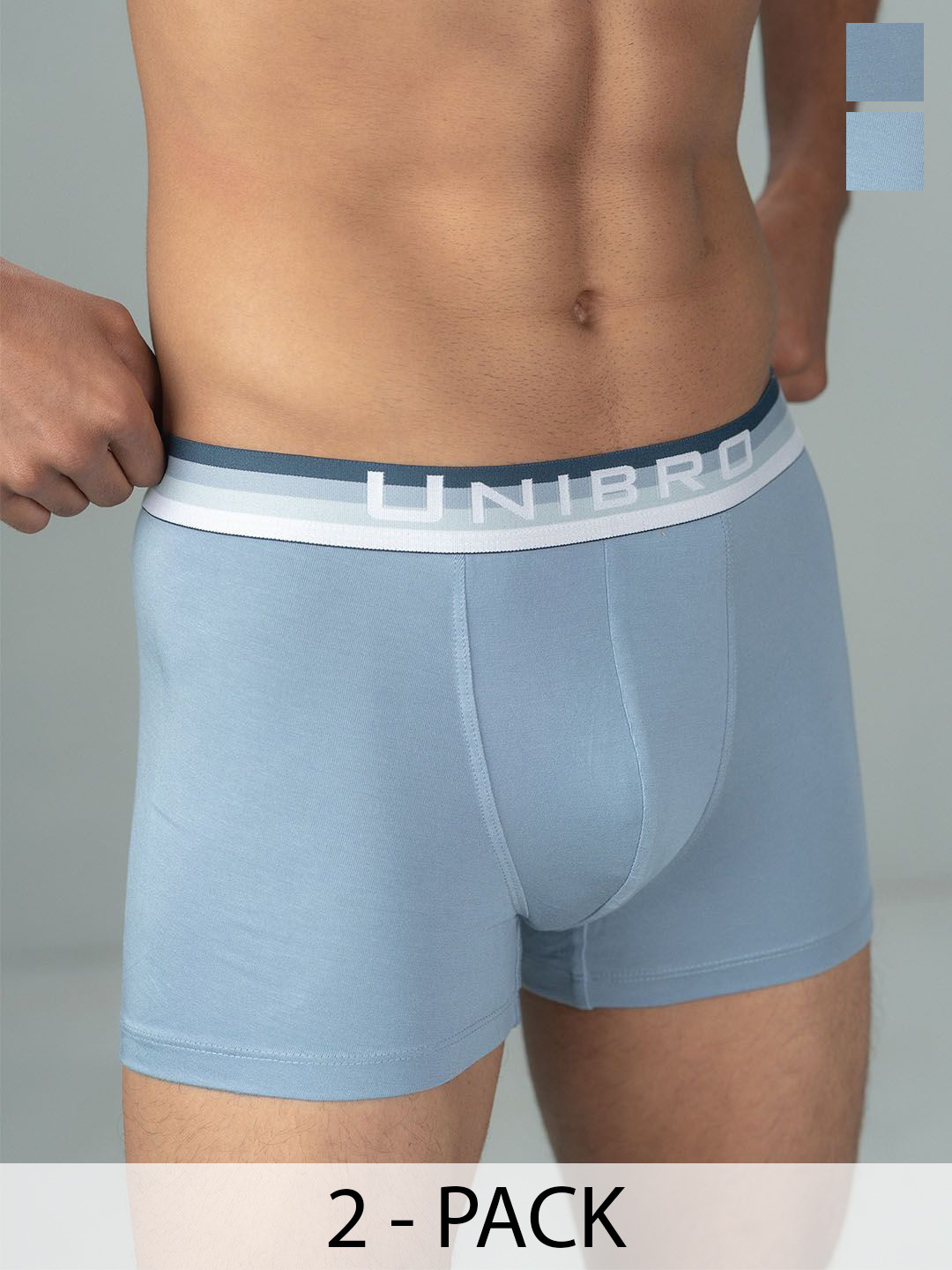 Unibro Men Pack Of 2 Low-Rise Trunks TNCL-TRNK-PM2_2P-M