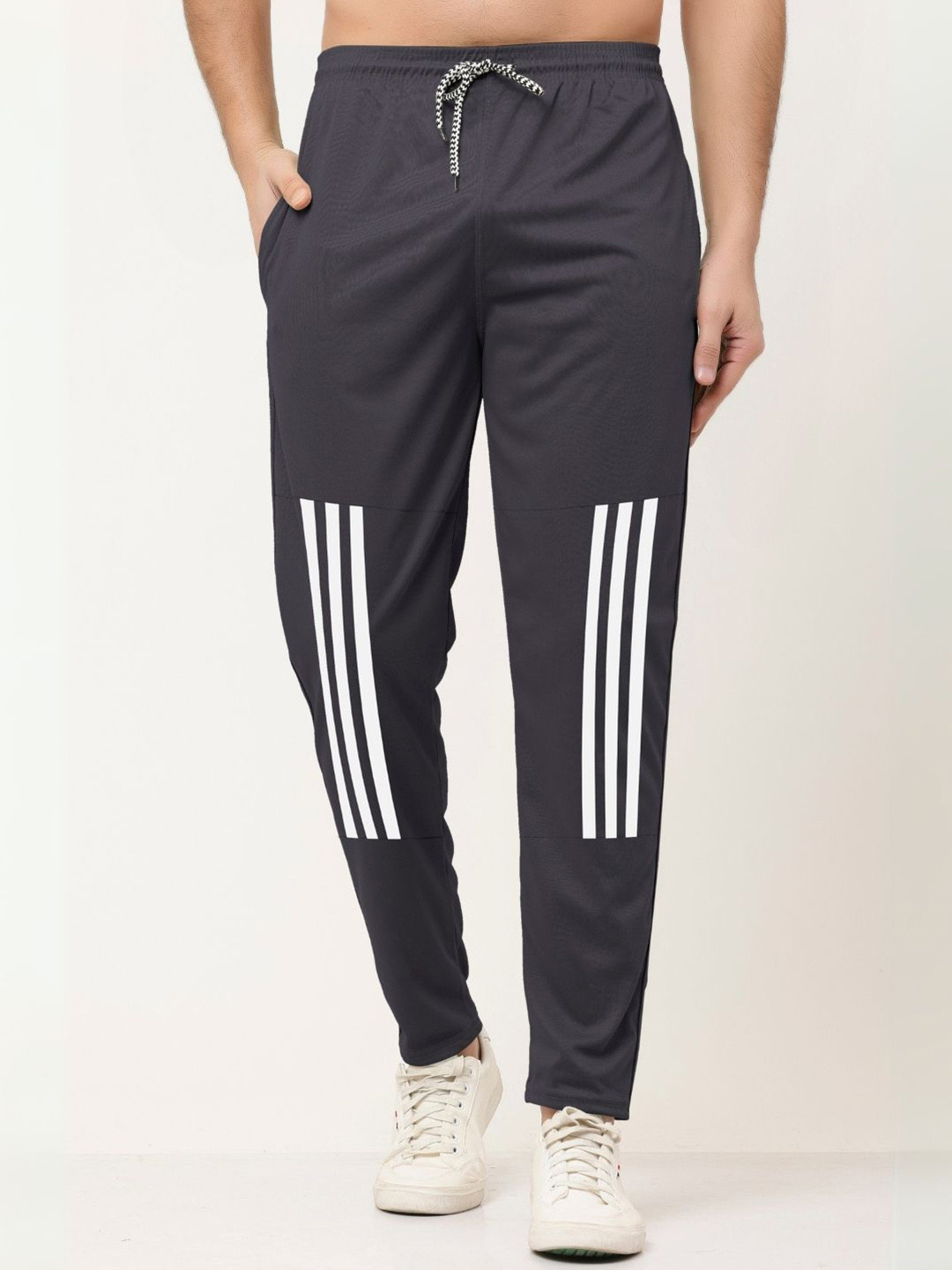 MaverIQ Men Mid-Rise Straight Fit Rapid-Dry Track Pants