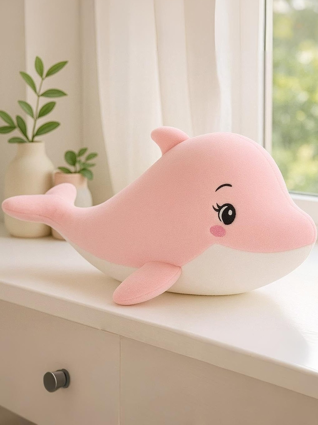 Adhigams Pink Polyester Soft Toys and Dolls