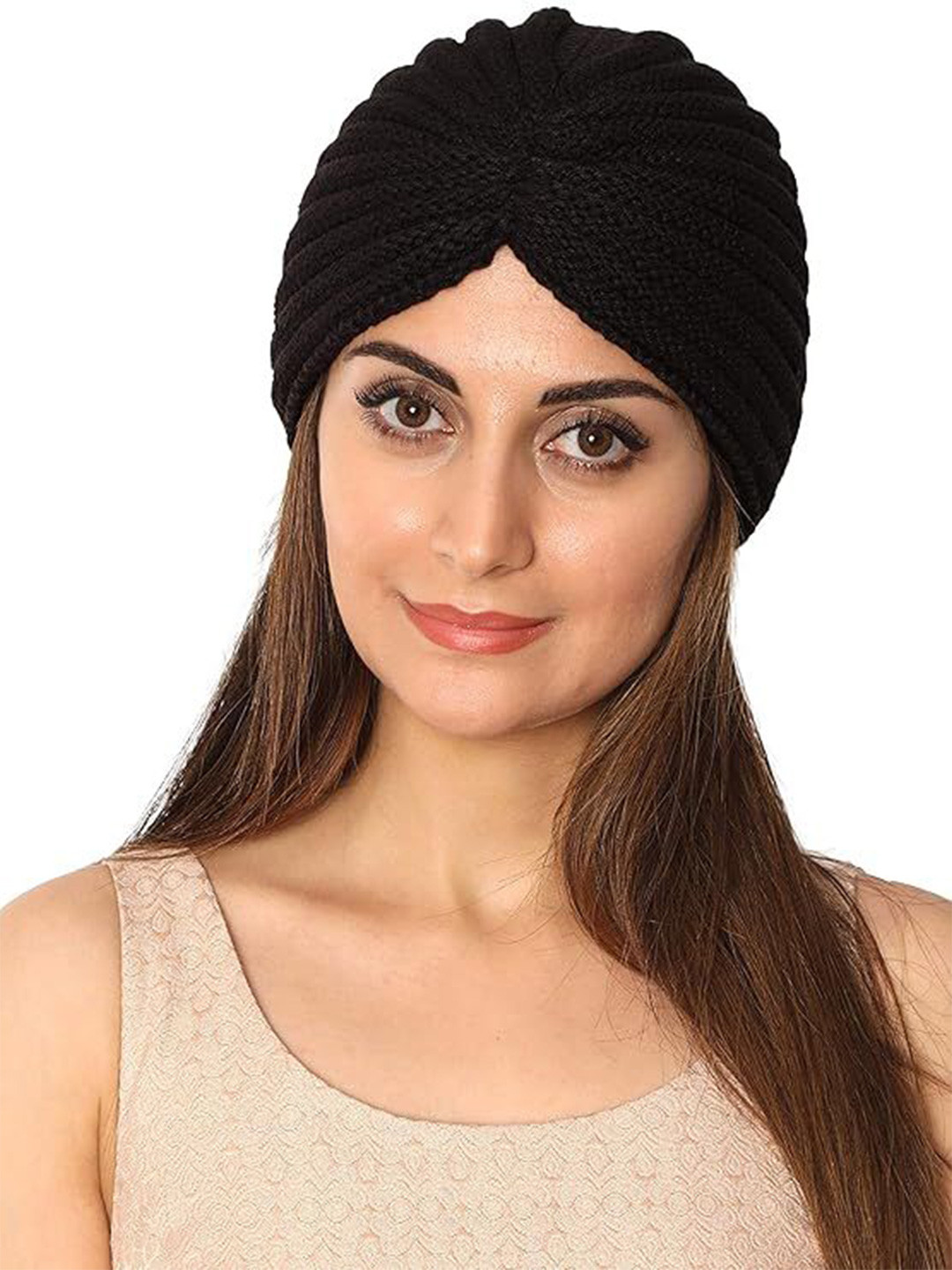 Gajraj Women Turban Style Skull Beanie