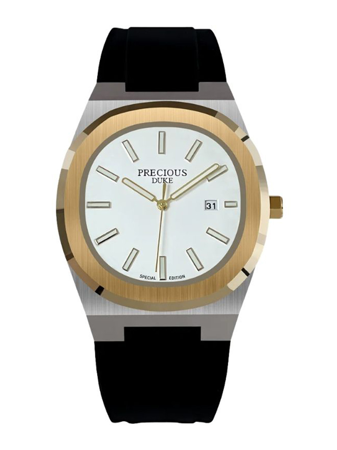 Precious Duke Unisex Silicone Strap Round Pointer Quartz Watch WTH_858478706745_PD