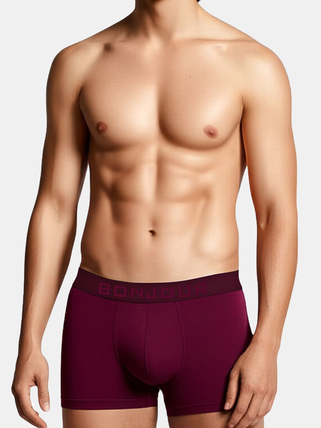 Bonjour Low-Rise Short Trunk BJ10014-S-Midnight Plum