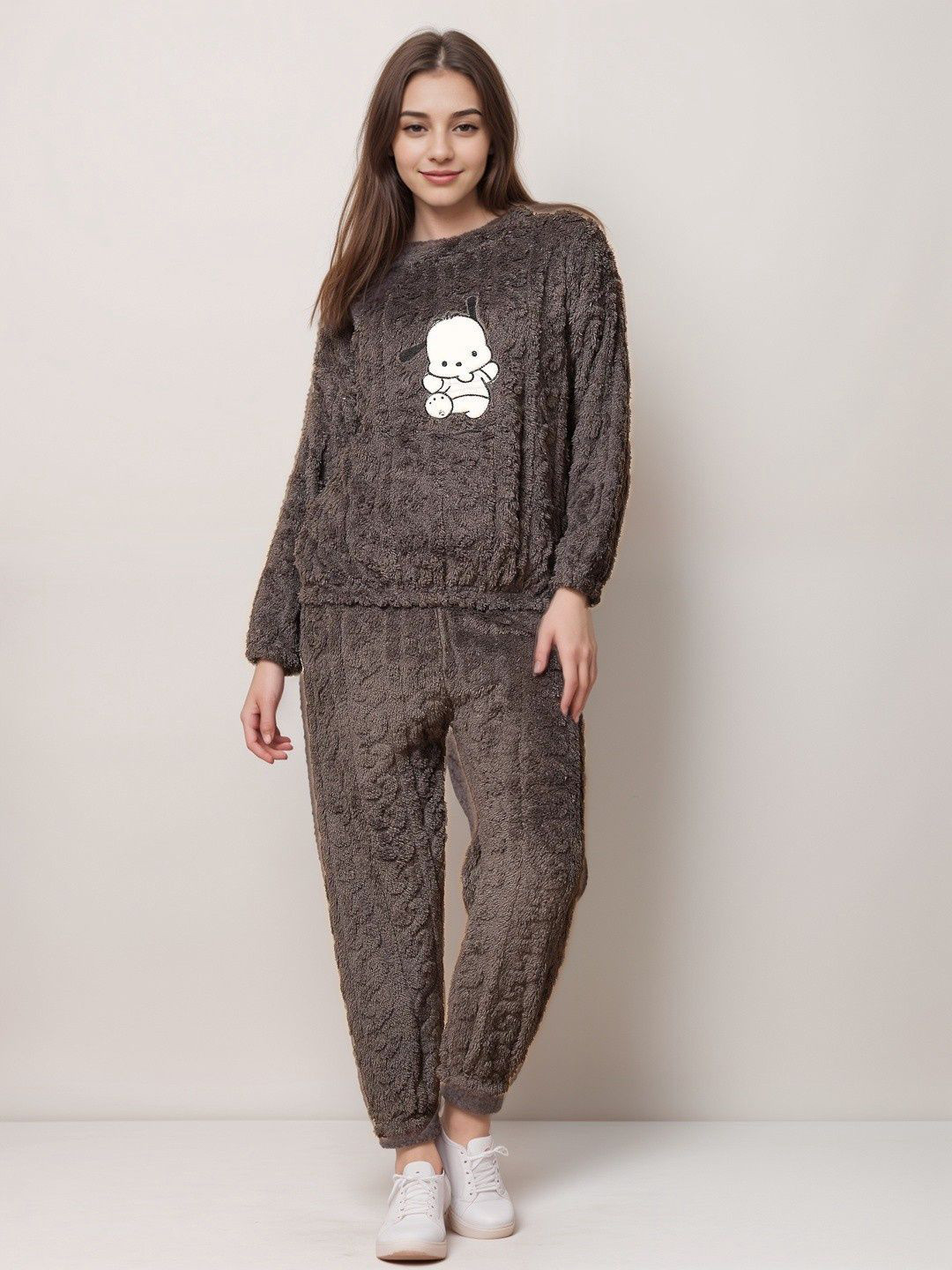 Keenuu Women Long Sleeves Nightsuit