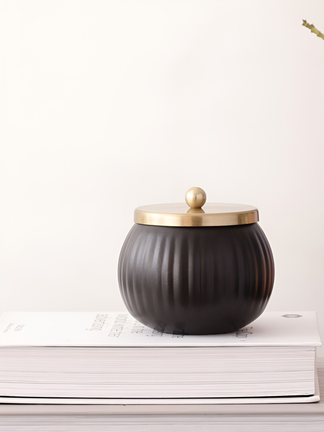 Decor de Maison Textured Black Luxora Box body small size Container