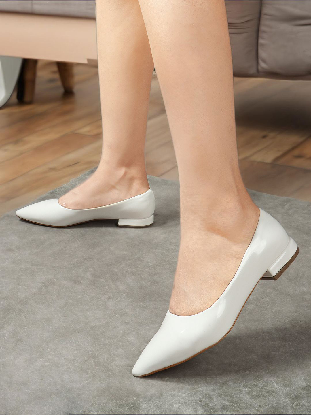 Lavie Women Solid Block Heel Pumps