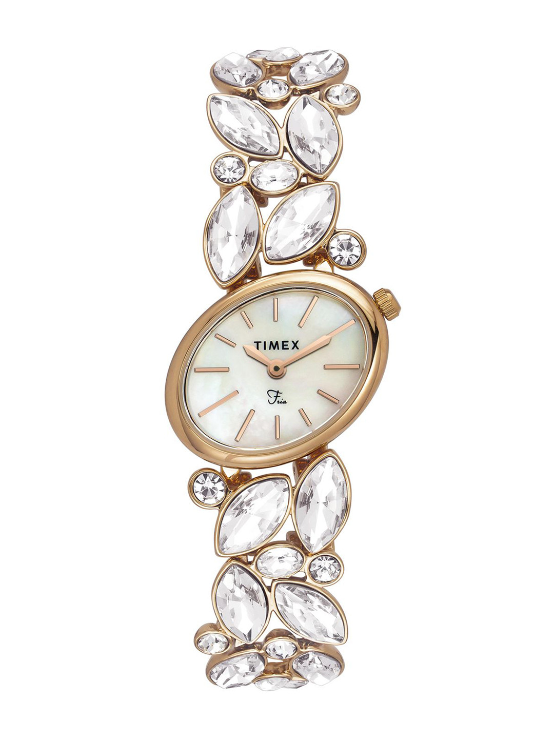 Timex Women Mother of Pearl Dial Analogue Watch TWEL20902