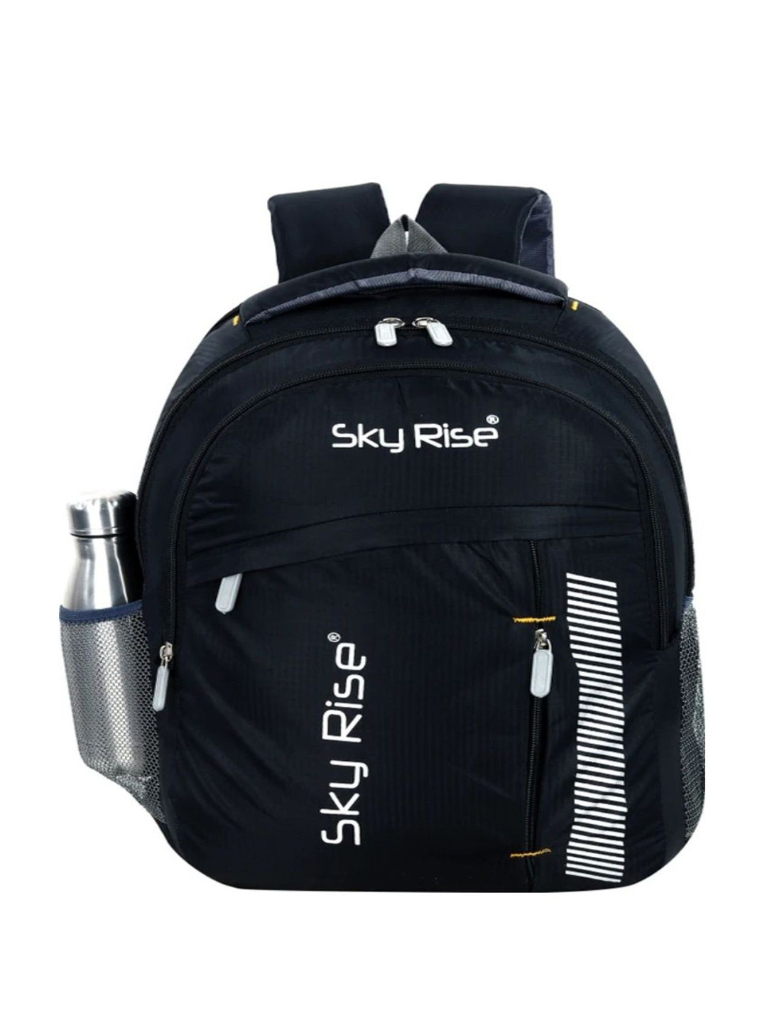 SKY RISE Unisex Typography Printed Backpack
