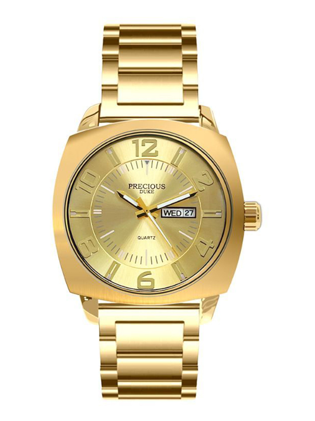 Precious Duke Men Dial & Stainless Steel Analogue Watch PD_779919985000_Gold-Toned_35