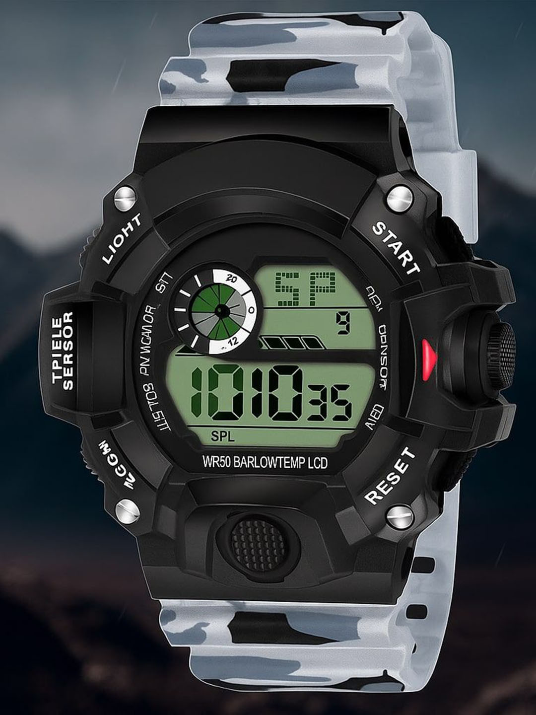 SWADESI STUFF Kids Dial & Straps Analogue Automatic Watch ARMY WHITE 2030