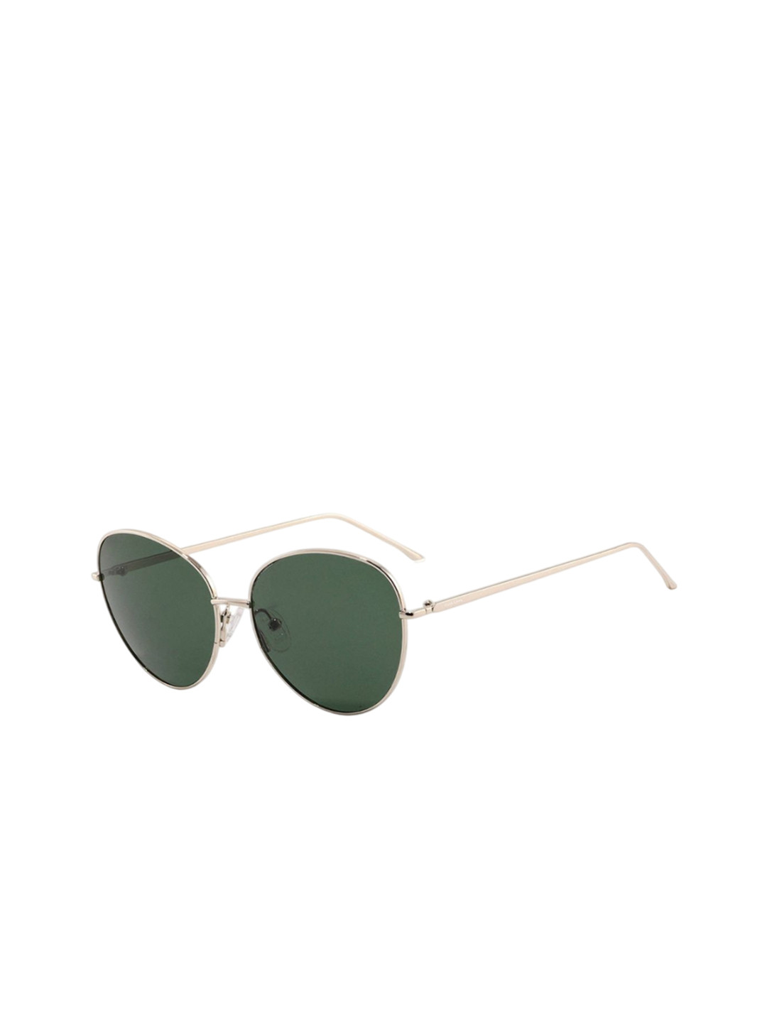 First Lens Unisex Round Sunglasses with Polarised and UV Protected C10394-Gold