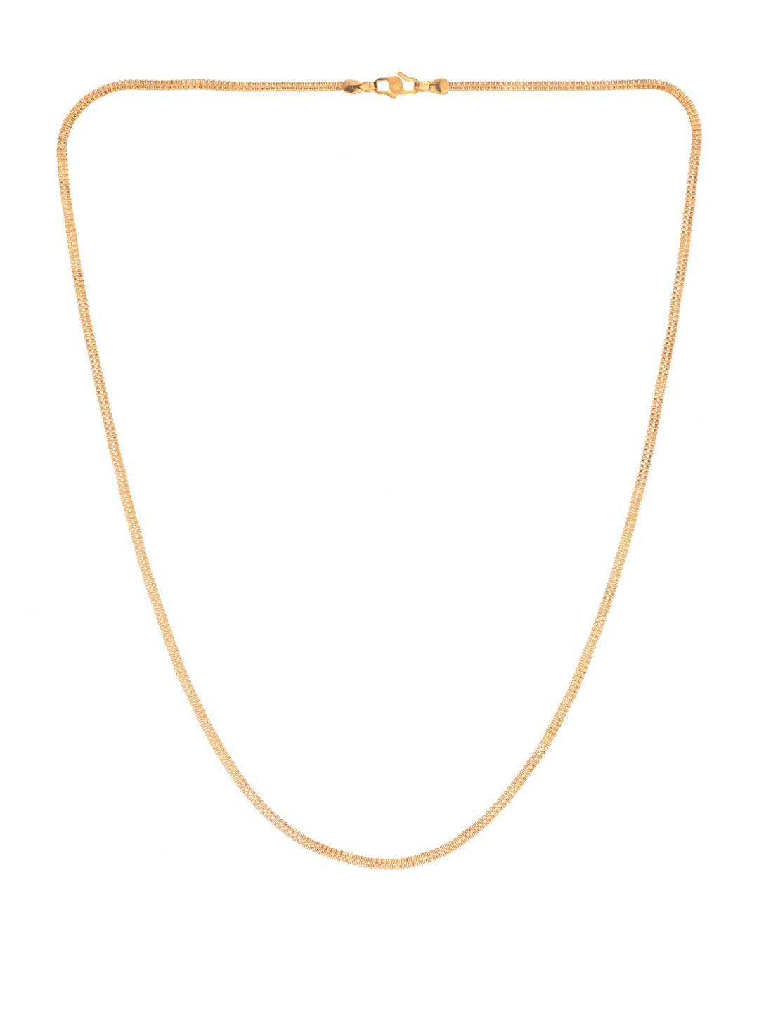 Beadworks Unisex Gold-Plated Silver Chain