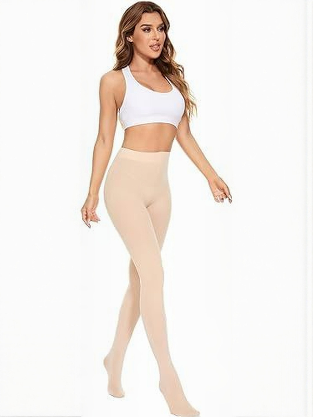 Eleg & Stilance Women Sheer Nylon High-Waist Stockings