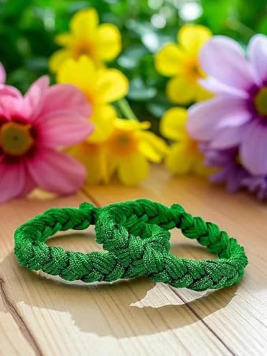 DN Creation Unisex Set of 2 Thread Wraparound Bracelets