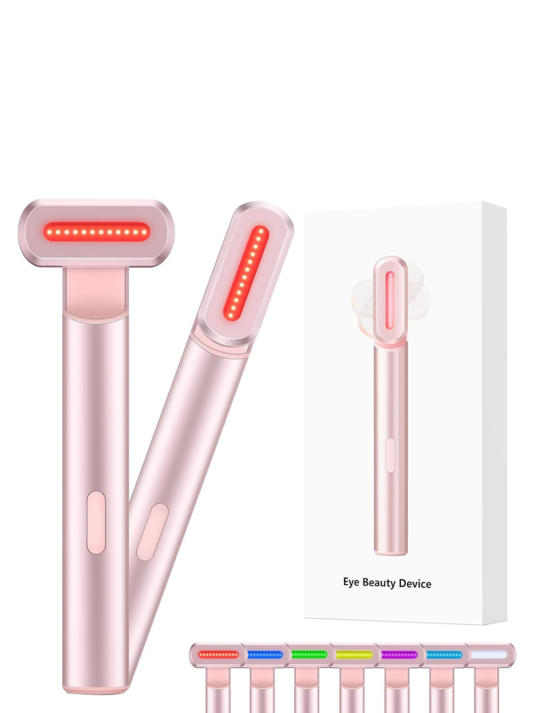 WBC WorldBeautyCare 7 Color Red Light Wand For Anti-Aging & Skin Rejuvenation