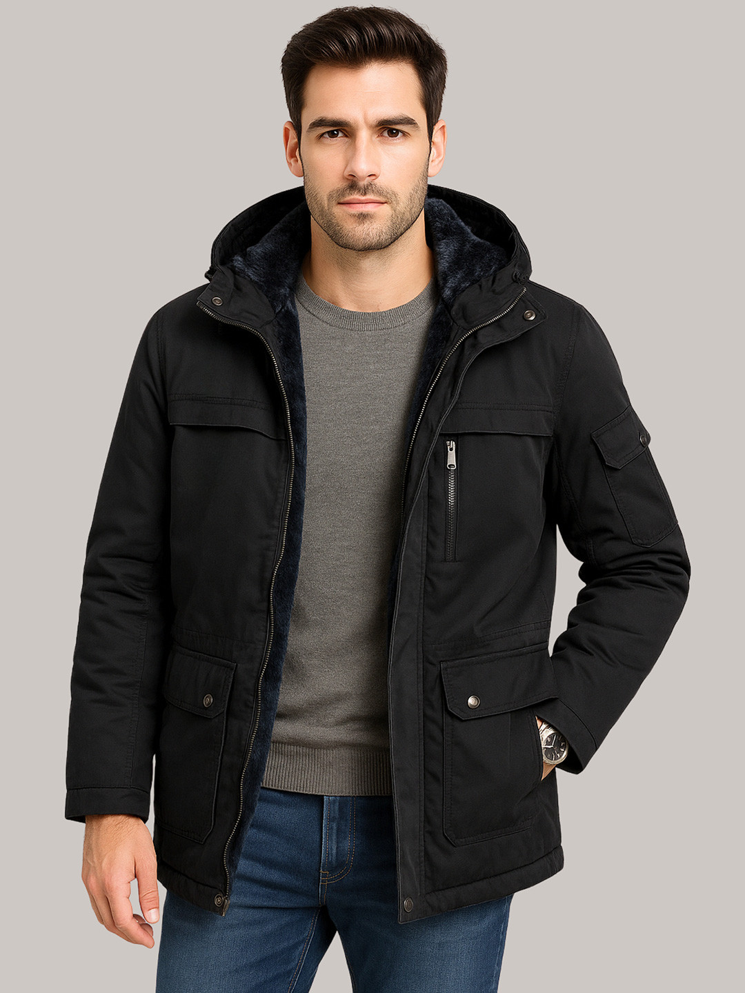 L'monte Hooded Parka Jacket