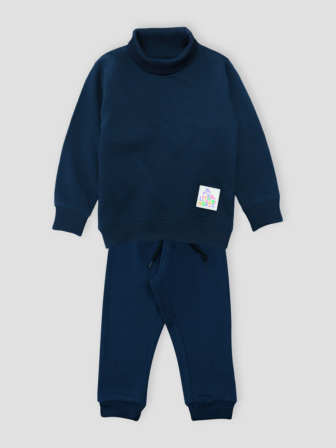 YUV Kids Turtle Neck Sweatshirt With Jogger