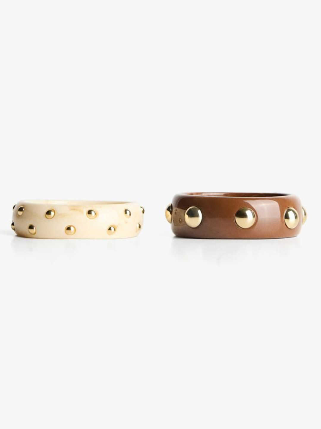 Bershka 2-Pack Of Studded Bracelets