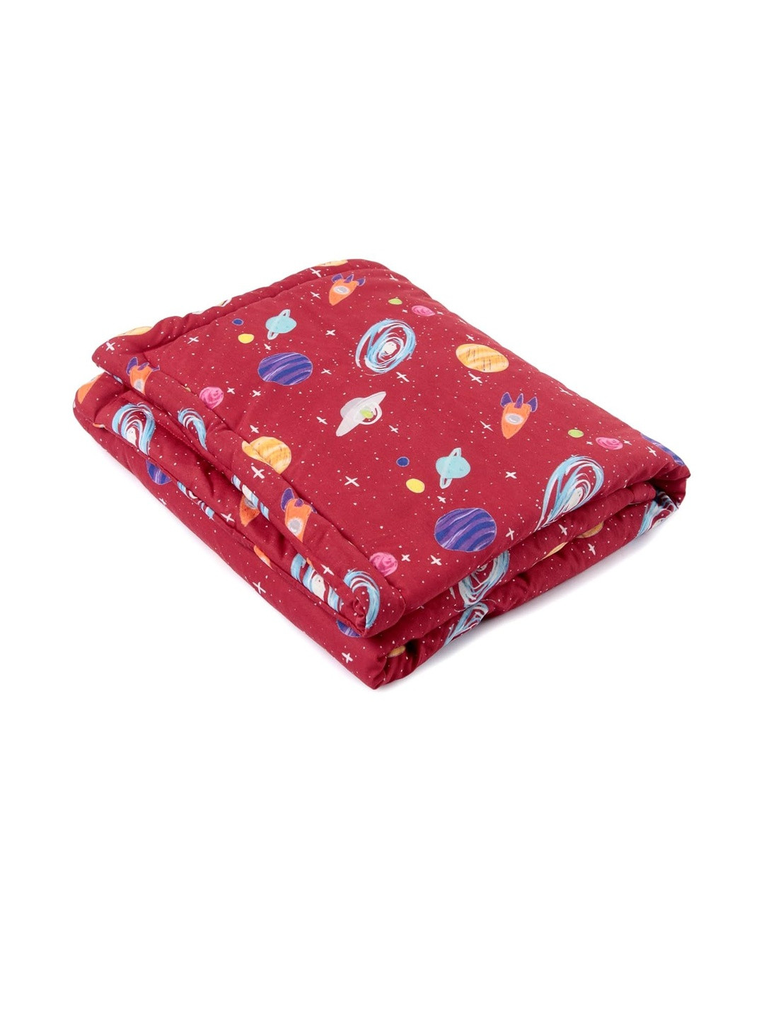 SIDLY PIDLY Red Cartoon Characters AC Room 210 GSM Blanket