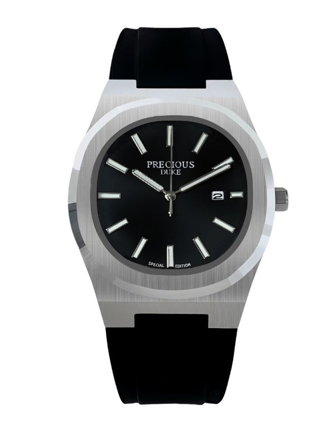 Precious Duke Men Dial & Straps Analogue Watch PD_778355437622_Black_5