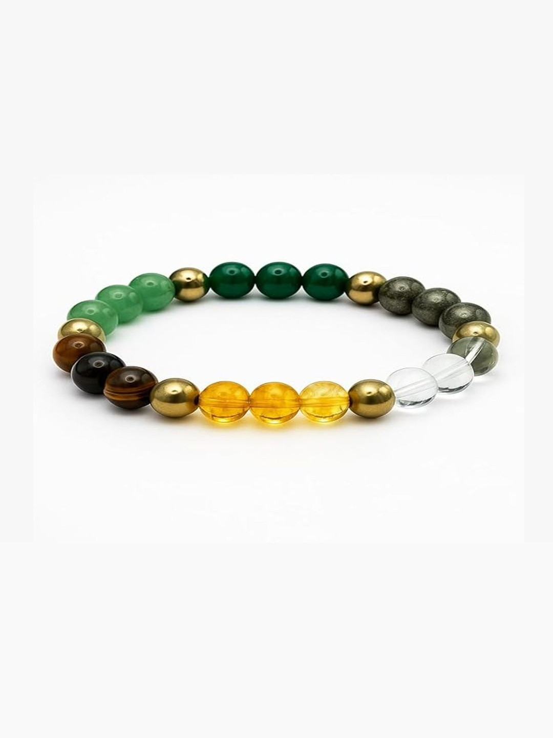 SINDURRI CREATIONS Unisex Crystal Elasticated Bracelet