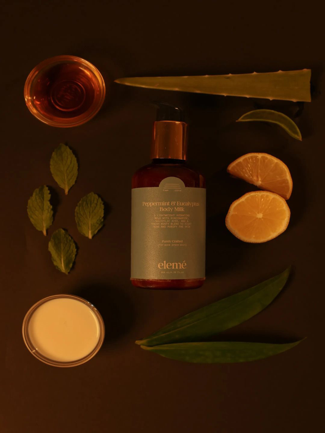 eleme Peppermint & Eucalyptus Body Milk For Hydration - 200 ml