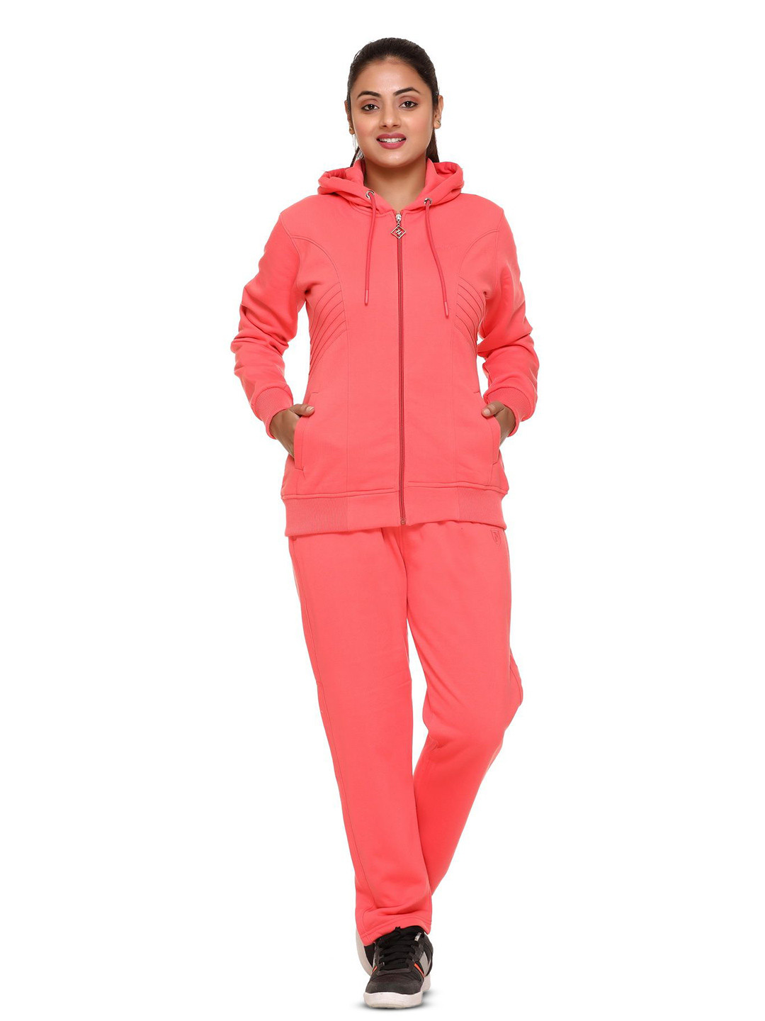 WOOL 4U Hooded Sweatshirt With Track Pant