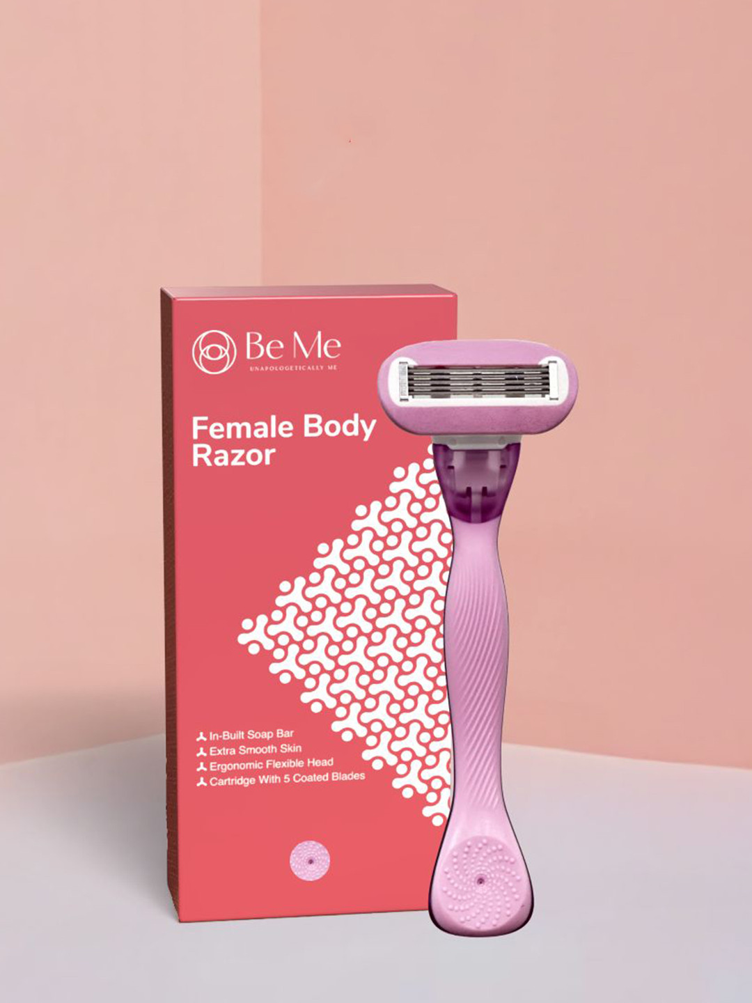 BE ME 5-Coated Blades Reusable Body Razor