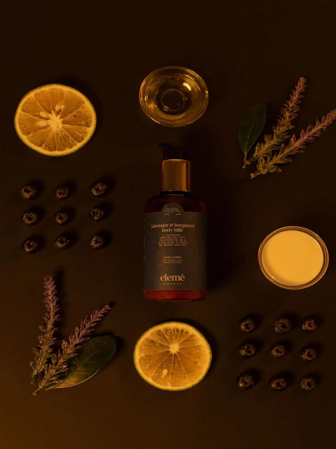 eleme Lavender & Bergamot Body Milk For Hydration - 200 ml