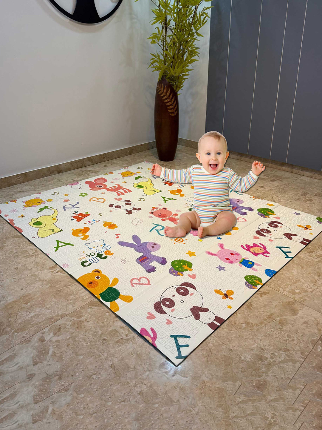 ROARIFY Kids BPA Free Play Mat Taddy-Village Activity Toys and Games