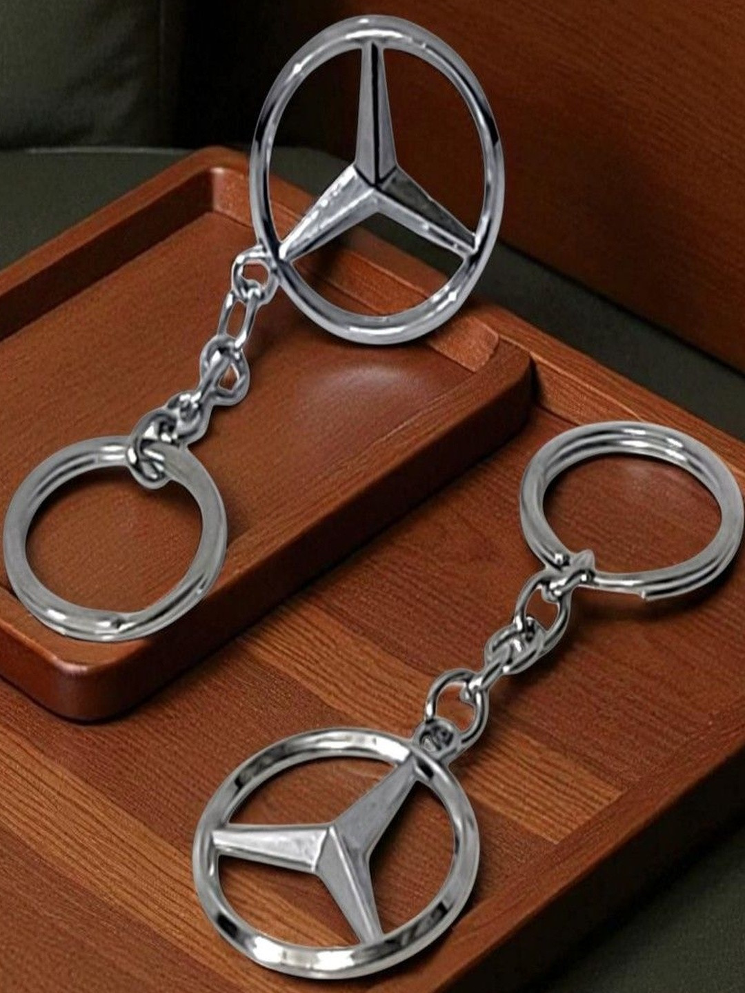 ADOREAL Mercedes Stainless Steel Keychain