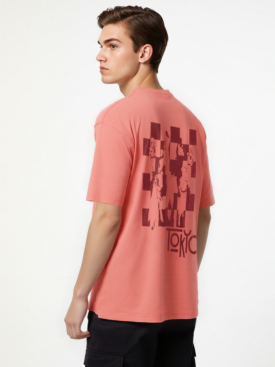 glitchez Oversized Graphic T-shirt