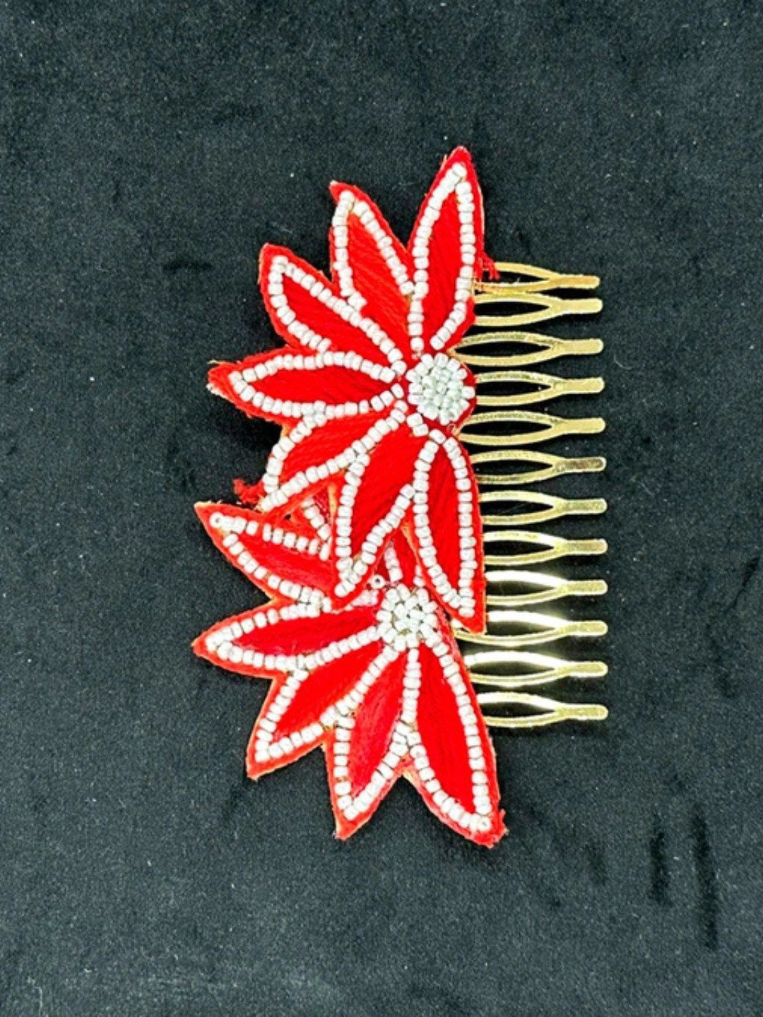 Bling Orn Girls Set Of 2 Flower Clips